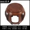 Taburete de batería de secuoya, taburete de mesa de comedor antiguo estilo chino para el hogar, taburete redondo de madera maciza para sala de estar, taburete bajo de mesa de té de palisandro, taburete para guzheng