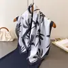 Pañuelo de Seda Estampado Fresco y Elegante de Verano, Pañuelo Cuadrado de Seda Artificial, Pañuelo Versátil para el Cuello, Pañuelo Cuadrado Pequeño, Pañuelo para la Cabeza, Bufanda