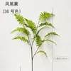 Decoración Nórdica Planta Verde Artificial Hoja de Helecho Flor Artefacto con Hierba estilo Ins Viento Hogar Artefacto Suave Pared de Plantas Paisaje de Plantas