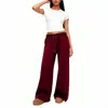 Pantalones Deportivos Casuales de Pierna Recta con Forro de Felpa Otoño/Invierno 2026, Pantalones de Pierna Ancha para Hombre, Color Sólido, Estilo Europeo y Americano