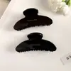 Nuevo Estándar de Oro pinza para el pelo simple elegante pinza para el pelo de una sola pieza negra 10CM elegante recogido para el pelo parte trasera de la cabeza accesorios para el cabello