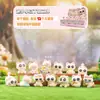 Novo estilo criativo de ornamento de mesa de gatinho travesso em caixa surpresa, estatueta fofa feita à mão para escritório, atacado de caixas surpresa da moda