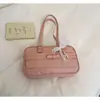 Bolsa Feminina Maillard Retro Pequena Quadrada Feminina Nova Tendência Estilo Coreano Bolsa de Axila Versátil Grande Capacidade Bolsa de Ombro High-End