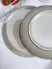 Platos Minimalistas Retro Estilo Japonés para Uso en Casa, Restaurantes Occidentales, Hoteles, Platos Comerciales para Comedor, Platos para Bistec y Pasta, Liquidación con Defectos