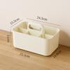 Caja de almacenamiento portátil simple caja de snacks portátil caja de cosméticos cesta de almacenamiento de escritorio de oficina cesta de baño de cocina
