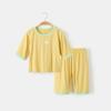Ropa de Bebé Primavera y Verano Delgada Manga Corta Modal Sin Huesos Ropa para Aire Acondicionado de Bebé Pijama Mameluco para Bebé Recién Nacido