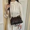 Bolso Vintage Maillard para Debajo del Brazo de Mujer Modelo Nuevo 2026 Bolso de Hombro de Alta Gama de Moda Bolso Boston de Moda para Viajes