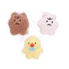 Versión coreana de Broches de dibujos animados Accesorios muñeca linda joyería pequeña Animal con cabeza de cordero pelo de lana Broche Accesorios Mayoreo
