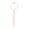 Nuevos Accesorios Transfronterizos Collar Largo con Borlas Distintivas Cadena para el Cuello con Diamantes Irregulares Sexy Europeo y Americano Collar para Mujer