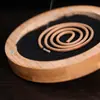 Caixa de incenso de bambu caixa quadrada de incenso de bambu ágar-ágar sândalo cerimônia do chá queimador de incenso doméstico queimador de incenso oco