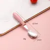 Caixa de Talheres de Aço Inoxidável 304 para Crianças, Garfo e Colher, Talheres Infantis, Talheres para Bebê, Talheres Portáteis, Conjunto de Presente para Mãe e Bebê