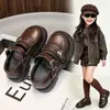 Zapatos casuales de moda y versátiles para niñas, nueva colección primavera/verano 2026, zapatos Mary Jane de suela blanda para niños, para niños de tamaño mediano y grande