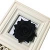 Cabeza de Rosa de Terciopelo Simulado Pastel Horneado Rosa Roja Material para Corsage Flor Decorativa para Ropa Flor de Boda