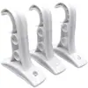 Suporte Base Plástica para Barra Romana Acessórios para Barra de Cortina Suporte Gancho Fixo Suporte Simples/Duplo Gancho de Parede