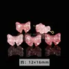 Pulsera de Cuarzo Fresa Natural, Cuentas de Cuarzo Fresa de Grano Completo con Reflejos Rosas, Llena de Encanto de Hada, Atrae el Amor, Cristal al por Mayor para Niñas