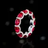 Anillo de plata de ley S925 con diamantes de imitación, nuevo diseño de nicho femenino, anillo de dedo índice con personalidad de moda.