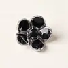 Botones redondos de plástico galvanizado al por mayor en stock para camisas y prendas de punto de mujer, botones pequeños versátiles para decoración de costura a mano