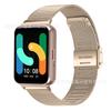 Para Samsung Galaxy Fit3 Correa de Reloj Inteligente SM-R390 Cierre Correa de Malla Milanesa de Acero Inoxidable