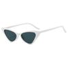 Gafas Hip-Hop Europeas y Americanas Personalizadas Color Caramelo Triangulares Ojo de Gato Gafas de Sol Moda Tendencia Gafas de Sol con Forma de Shot Comercio Exterior Transfronterizo