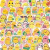 50 Adesivos de Desenho de Franguinhos Amarelos Fofos para Decorar Cadernos, Malas, Garrafas de Água, Papelaria DIY Impermeável para Estudantes