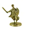Adornos Sólidos de Guerreros Antiguos, Guerreros Retro de Cobre Blanco, Modelos de Soldados Antiguos, Juguetes Hechos a Mano para Juegos de Mesa