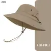 Sombrero de Pescador de Verano con Protección Solar para Montañismo para Hombre, Sombrero para Exteriores con Ala Ancha para Pesca en Verano