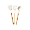 Espátula de Silicone de Grau Alimentício, Antiescaldante, Antiaderente, Resistente a Altas Temperaturas, Colher de Sopa, Conjunto de Espátulas para Fritar, Ferramenta de Cozinha