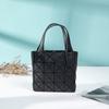 Bolso de Hombro Sencillo para Mujer, Bolso Plegable Geométrico Acolchado Cruzado, Bolso de Mano para Mujer, Cadena para Viajes, Lujo Ligero