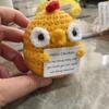 Comercio Exterior Más Vendido Papa Positiva Papa Positiva Divertida Llavero Tejido Colgante Muñeca Pareja