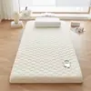 Colchón de Piso de Algodón Burbuja y Fibra de Soja para Dormitorios Estudiantiles, Colchón Compuesto de Cuatro Capas, Suave y Antideslizante, Personalizable