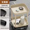Mesa de Café Estilo Nuevo Mahjong, Estante para Tés, Estante de Almacenamiento para Mesa de Mahjong, Mesa Auxiliar Pequeña, Mesa de Té Móvil para Jugar Cartas en la Sala de Juegos