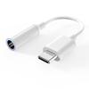 Convertidor Transfronterizo Audífono Tipo C a 3.5mm Cable Adaptador de Audio Plug-In de Doble Lado Adecuado para Interfaz Tipo C