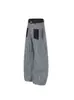 Jeans Retro Americano con Bolsillo de Parche de Raya Vertical Unisex Versátil Holgado Estilo Callejero Pantalones Casuales de Pierna Ancha