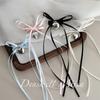Nicho Nuevo Llegada Lazo Cinta Colgante de Amor Horquilla Estilo Ballet Encaje Francés con Cordones Banda para el Cabello Tocado