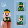 Estilo antigo q version Três Reinos pequenos enfeites fofos decorações para casa enfeites de mesa bonecas chinesas criativas