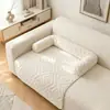 Cama para gato para todas as estações, sofá de verão, almofada de dormir anti-riscos, cama antiderrapante para cachorro pequeno, suprimentos para animais de estimação