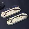 Gafas poligonales retro 0039 en color burdeos para mujer, estilo de negocios, titanio puro, montura de gafas ultraligera, gafas Dachengxiang