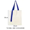 Bolsa de Lienzo para Streamer Logo Personalizado Estudiante Gran Capacidad Hombro Lona Ecológica Bolsa Tote Evento Festivo Bolsa de Compras