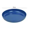 Exportação Transfronteiriça Prato de Palha de Trigo Utensílio de Mesa Prato Doméstico para Vegetais Prato Anti-Queda Plástico Leve de Luxo Prato para Frutas Personalização