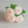 Flores de rosa simuladas, accesorios de baile, ramo para sostener, ramo de lirios para coro, flor estilo entrada deportiva