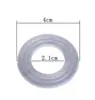 Gaxeta de silicone para torneira gaxeta de filtro preta transparente 4 pontos 6 pontos gaxeta de borracha gaxeta de mangueira acessórios para chuveiro