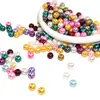 Accesorios de Joyería DIY Cuentas Sueltas Perlas de Imitación abs Coloridas Cuentas de Extremo para Pulsera Material para Ensartar Accesorios de Joyería