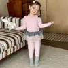 Conjunto de Roupa Íntima Térmica Infantil Sem Costura 2026 Outono/Inverno Meninos e Meninas Blusa e Calça Quentes Roupa de Casa para Bebê