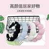 Europa y Estados Unidos diadema cruzada de esponja torcida para el cabello, diadema de perlas nube, para mujer, lavar la cara, maquillaje, accesorios para el cabello, baño, deportes, banda para el cabello