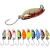 Señuelo Cebo Spinner 2.5g Spinner Metálico Equipo de Pesca Micro Cebo para Besugo, Pez Mandarín y Otros Peces
