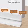 Tira de Vedação para Fresta e Parte Inferior de Portas, Barreira Autoadesiva para Fresta de Porta, Tira Adesiva para Porta de Vidro 824, Tira de Vedação Resistente ao Envelhecimento para Portas de Correr