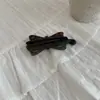 Pinza de plátano con lazo de patrón de carey retro estilo coreano para coleta baja y recogido en la nuca, accesorio para el cabello diario versátil y simple para mujeres
