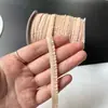 Encaje elástico con volantes de 6 mm y 10 mm, accesorios para ropa de muñeca, borde de puño para ropa infantil, manualidades