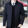 Estilo Nuevo Transfronterizo Primavera y Otoño Solapa Casual de Negocios Chaqueta Ejecutiva Hombres Corte Holgado Ropa Exterior de Moda para Hombres