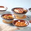 Cuenco de Barro Retro, Cuenco de Cerámica Gruesa, Vajilla de Barro, Cuenco Viejo para Cocinar Carne al Vapor, Cuenco para Vino Fondue, Cuenco de Cerámica Gruesa, Antiguo y Nostálgico